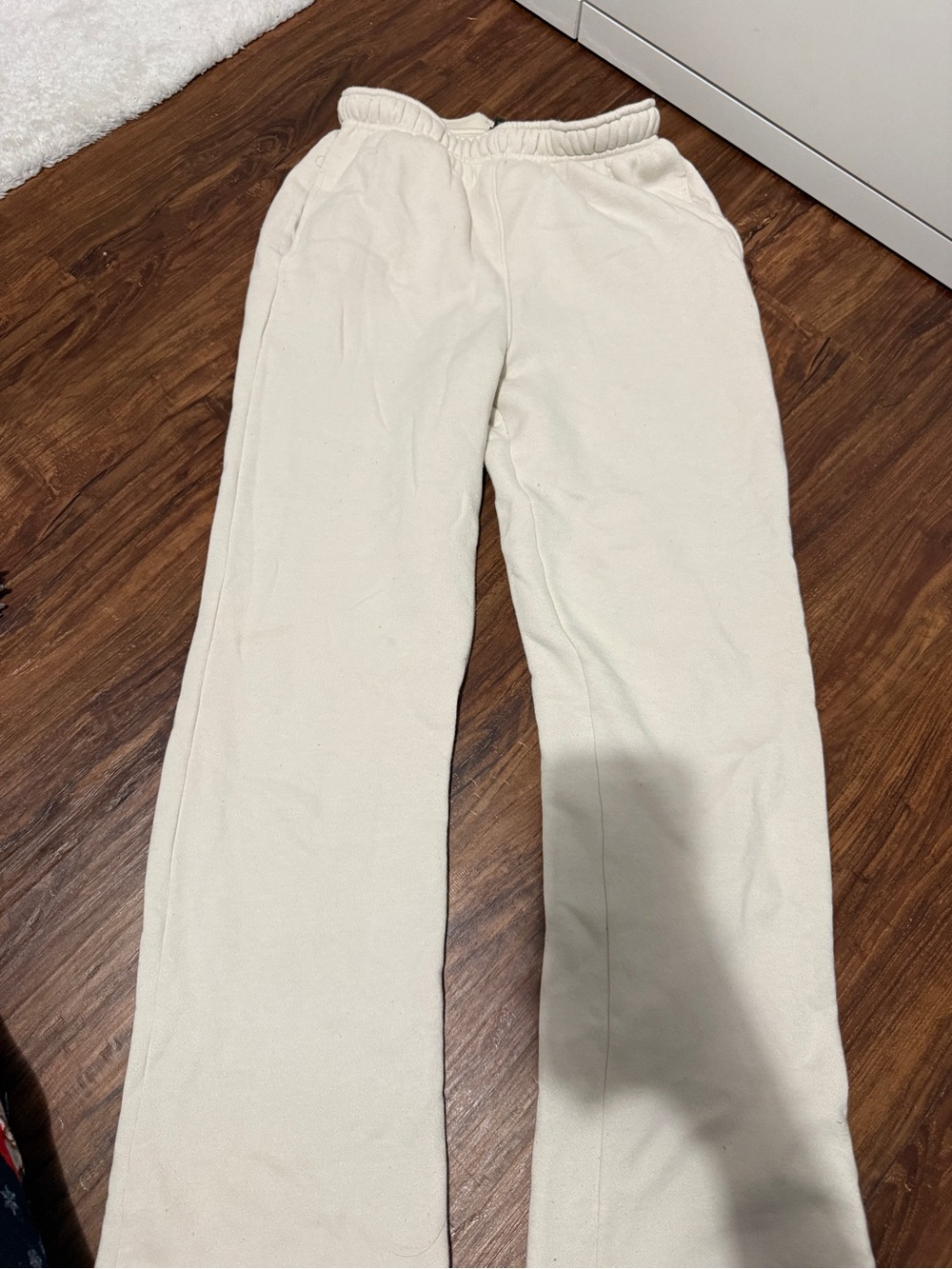 Wild fable Cream Elastic-Waist Pull-On Pants